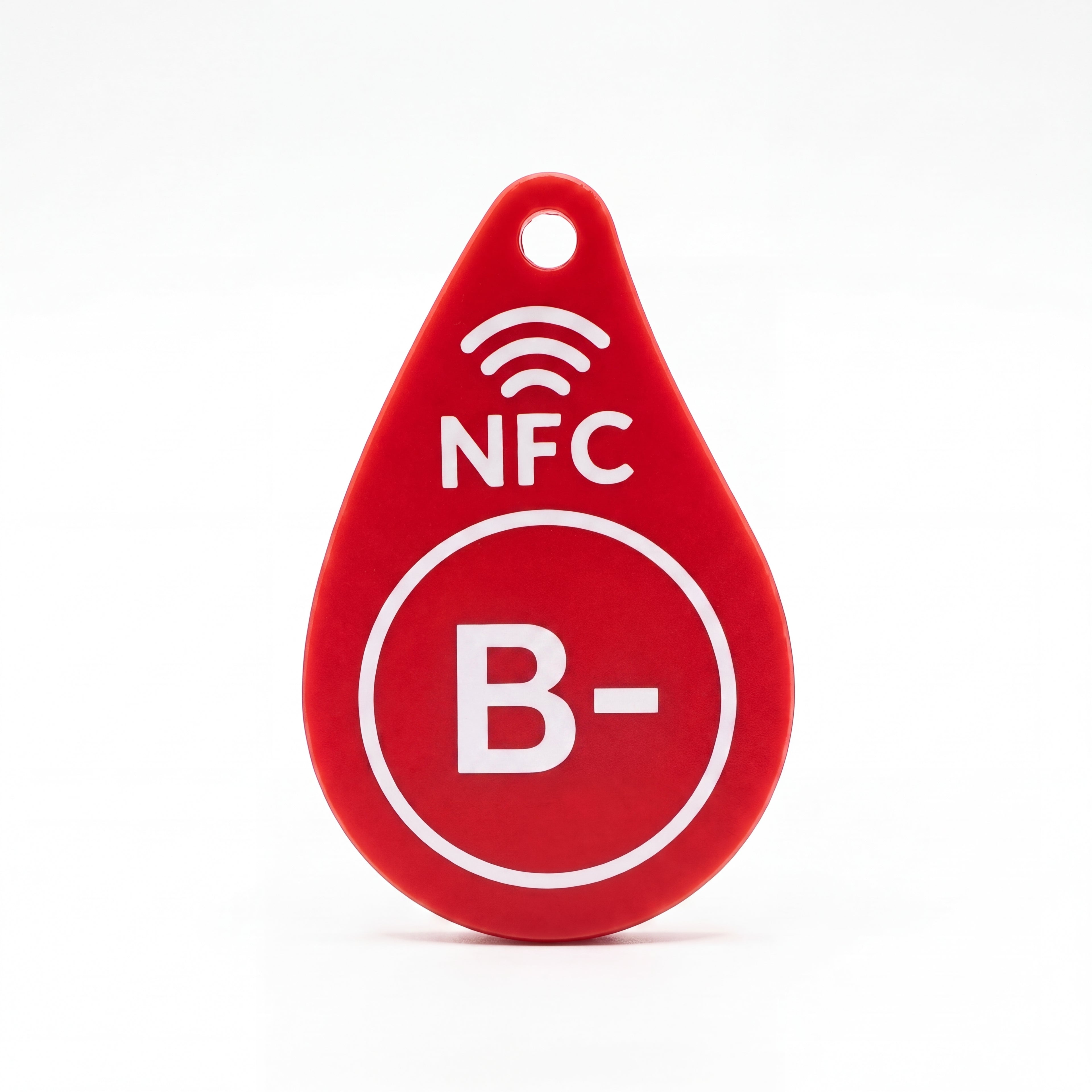 Blood Type Keychain Red Cross Fundraiser