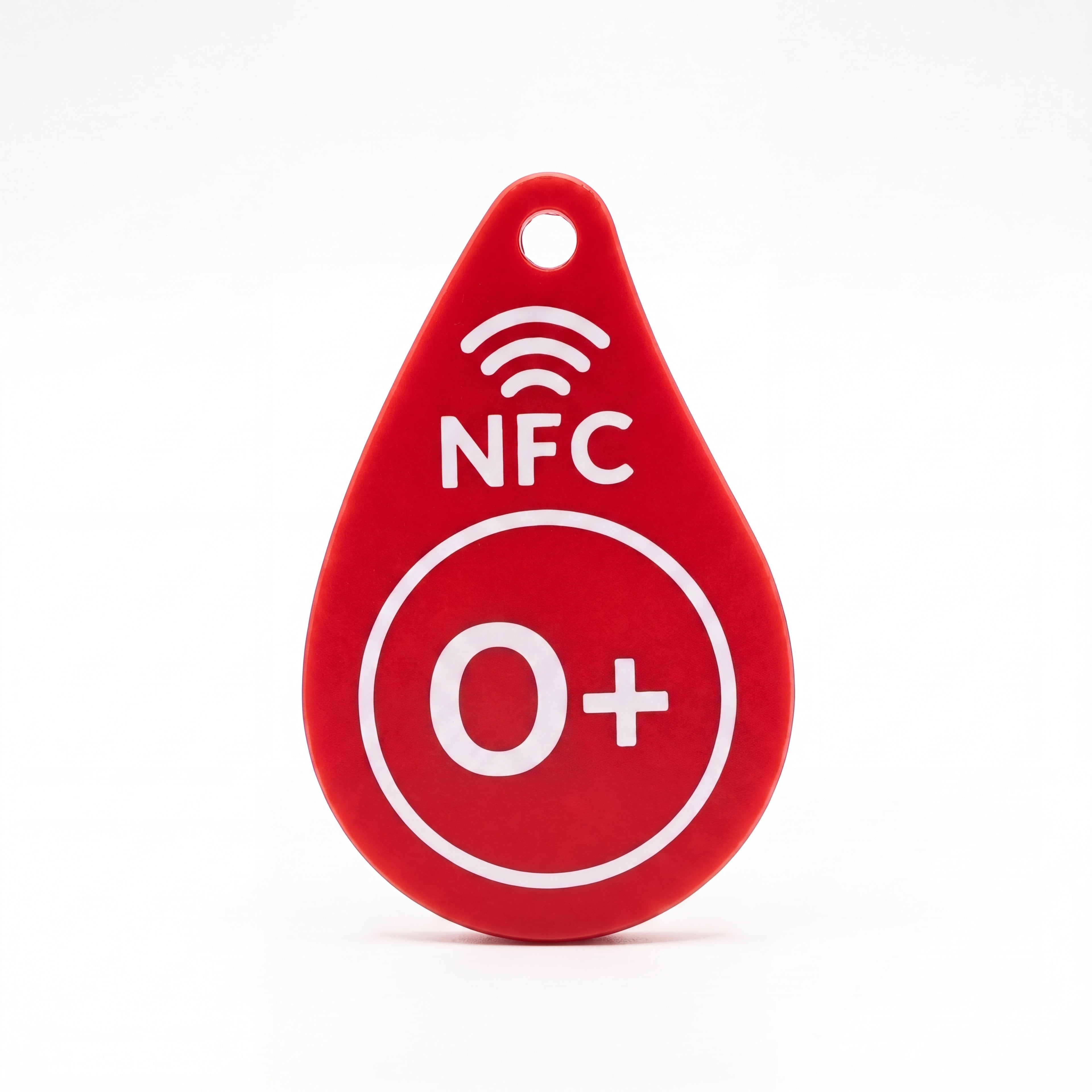 Blood Type Keychain Red Cross Fundraiser