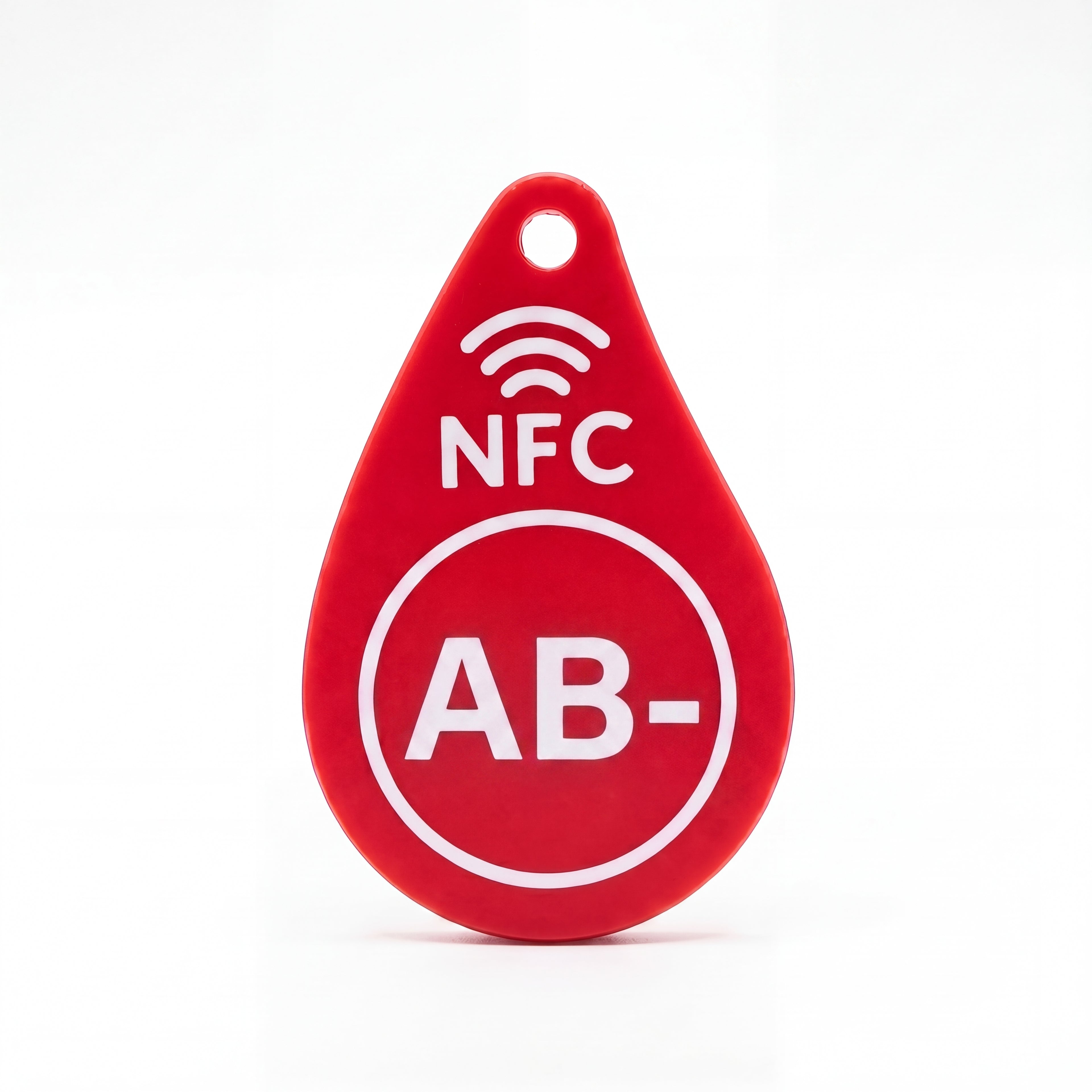 Blood Type Keychain Red Cross Fundraiser